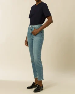 Online Rundhals T-Shirt Tops & Blusen